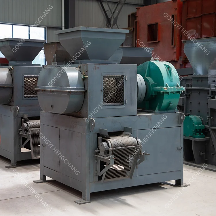 energy saving sludge power carbon black charcoal briquette press making machine
