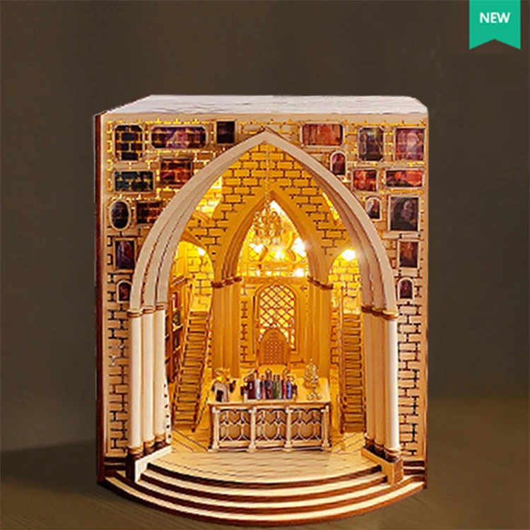 Discount Price Wooden Decoration 3D Diy Office Building Puzzle