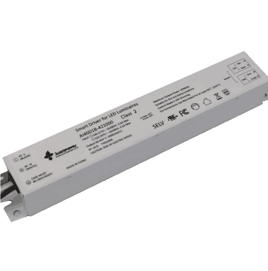 Factory Price Shenzhen CUL 900mA 40W  50w 36V 1A 1.2A  metal case 120 347V input constant current 0 1 10V dimming led driver