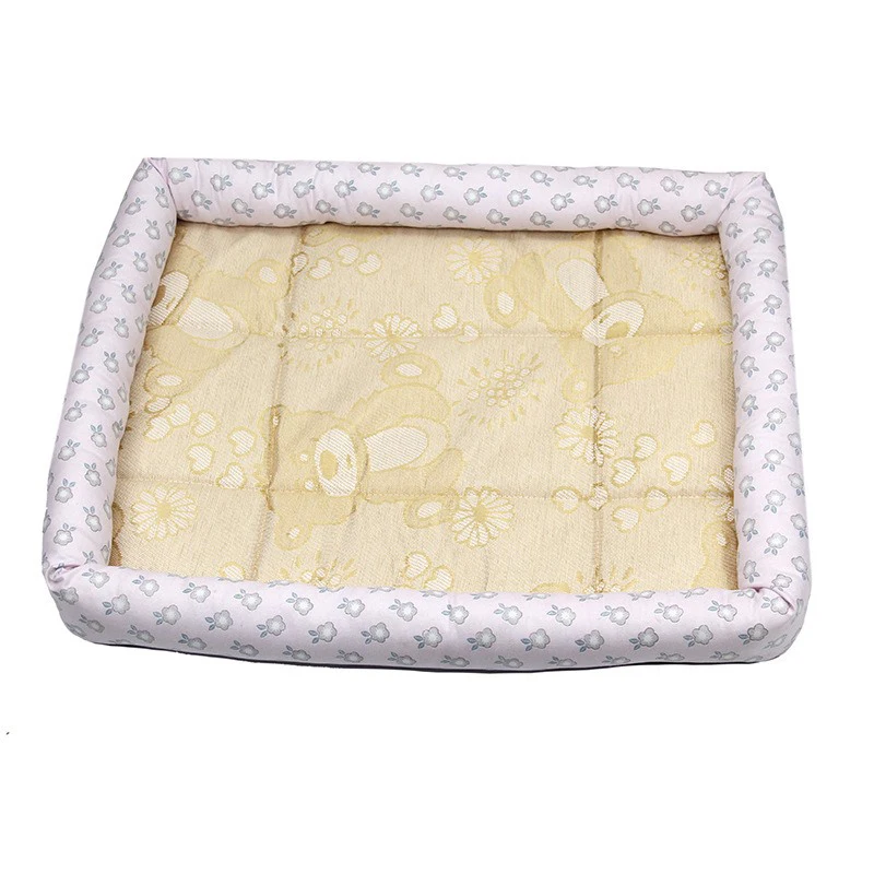 Summer Dog Bed Thick Mat for Dogs Pet manufacturer Sofa with Pillow for Small Medium Large Dogs Cat Cooling Pad Pet Supplies