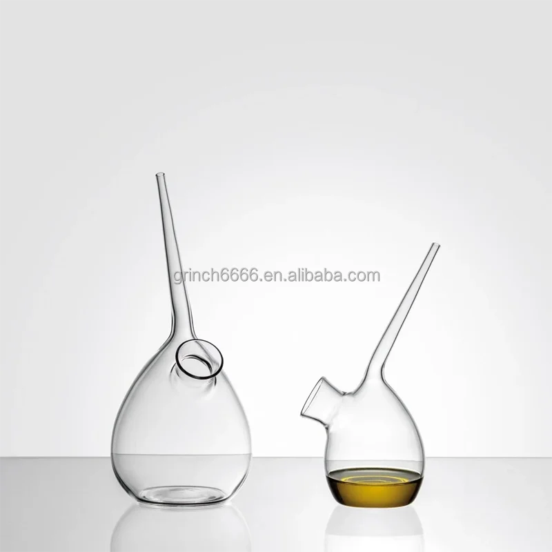 Olive Oil Glass Dispenser Container Cruet Bottle Pourer Dispensing Bottles for Kitchen