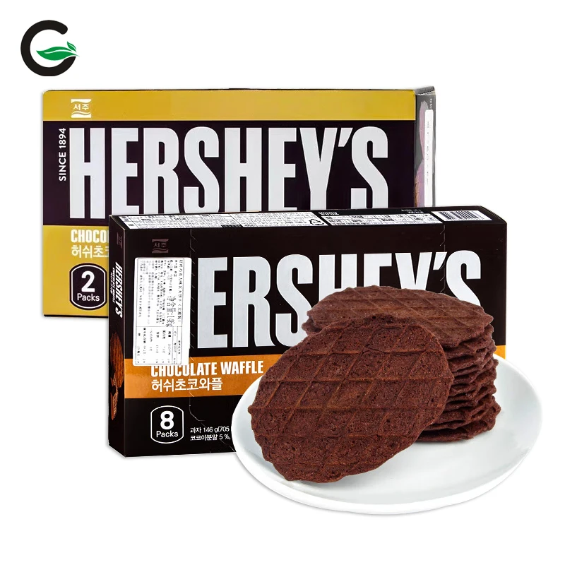 Шоколадные вафли Hershey 55 г с ореховым цитрусовым сливочным сыром и фруктовым вкусом Хрустящие корейские импортные закуски сладкие вкусные!