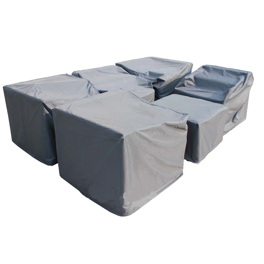 Table cover square black waterproof outdoor  protector dust-proof  desk cover furniture covers with storage bags for garden
