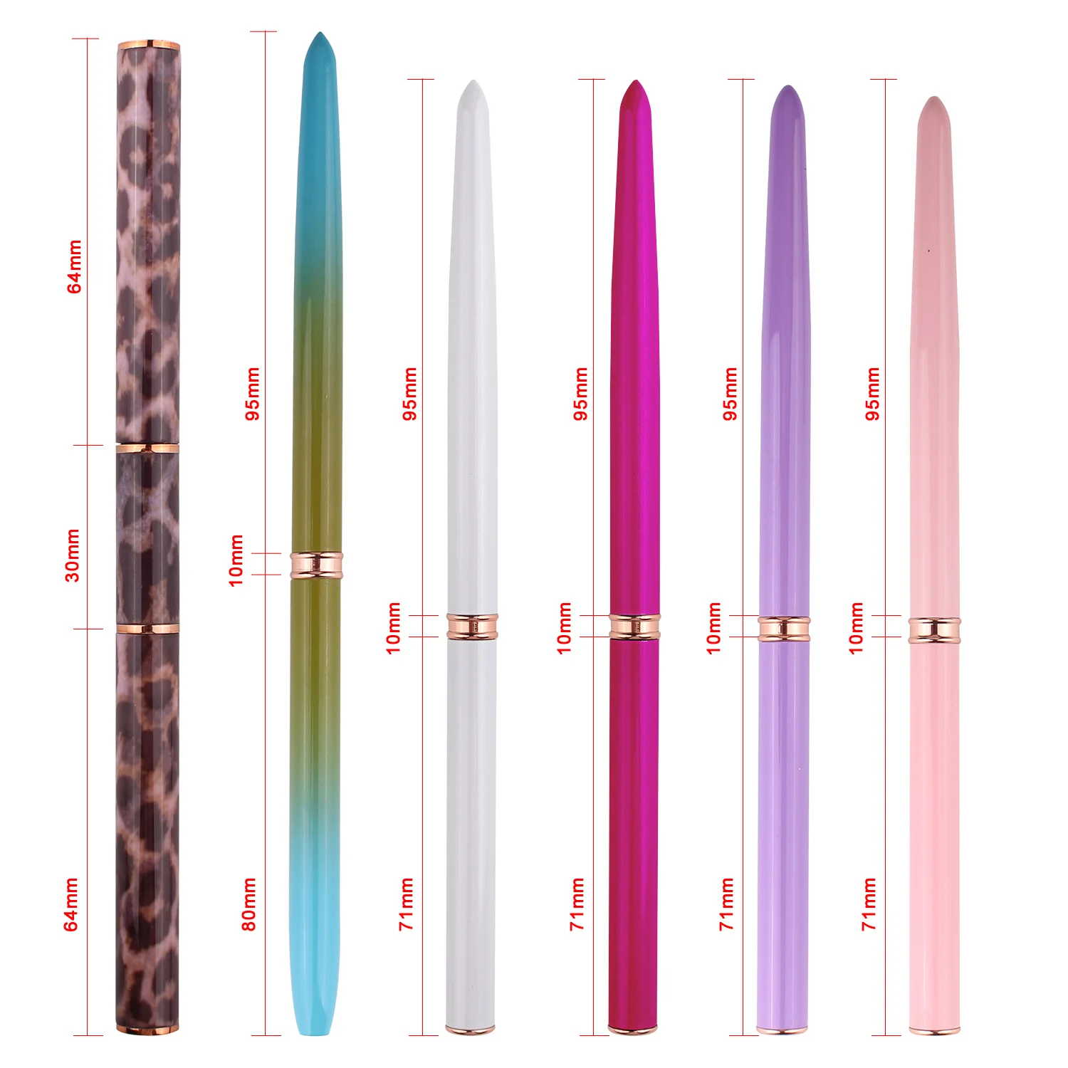 100% kolinsky nail brush acrylic nail art liner brush set nail art brushes