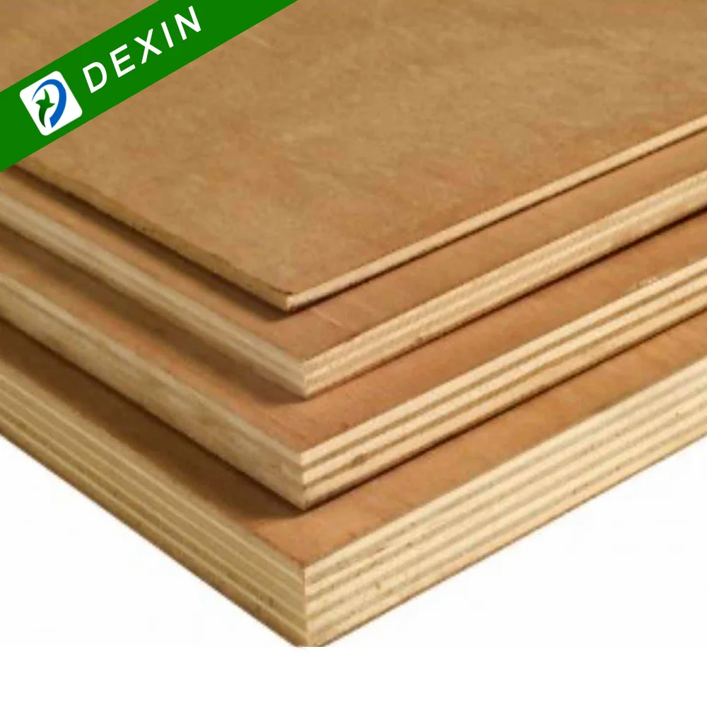 Popular 4x8ft Commercial Okoume Plywood  E1/ E0 Glue Sheet for Cabinet and Furniture