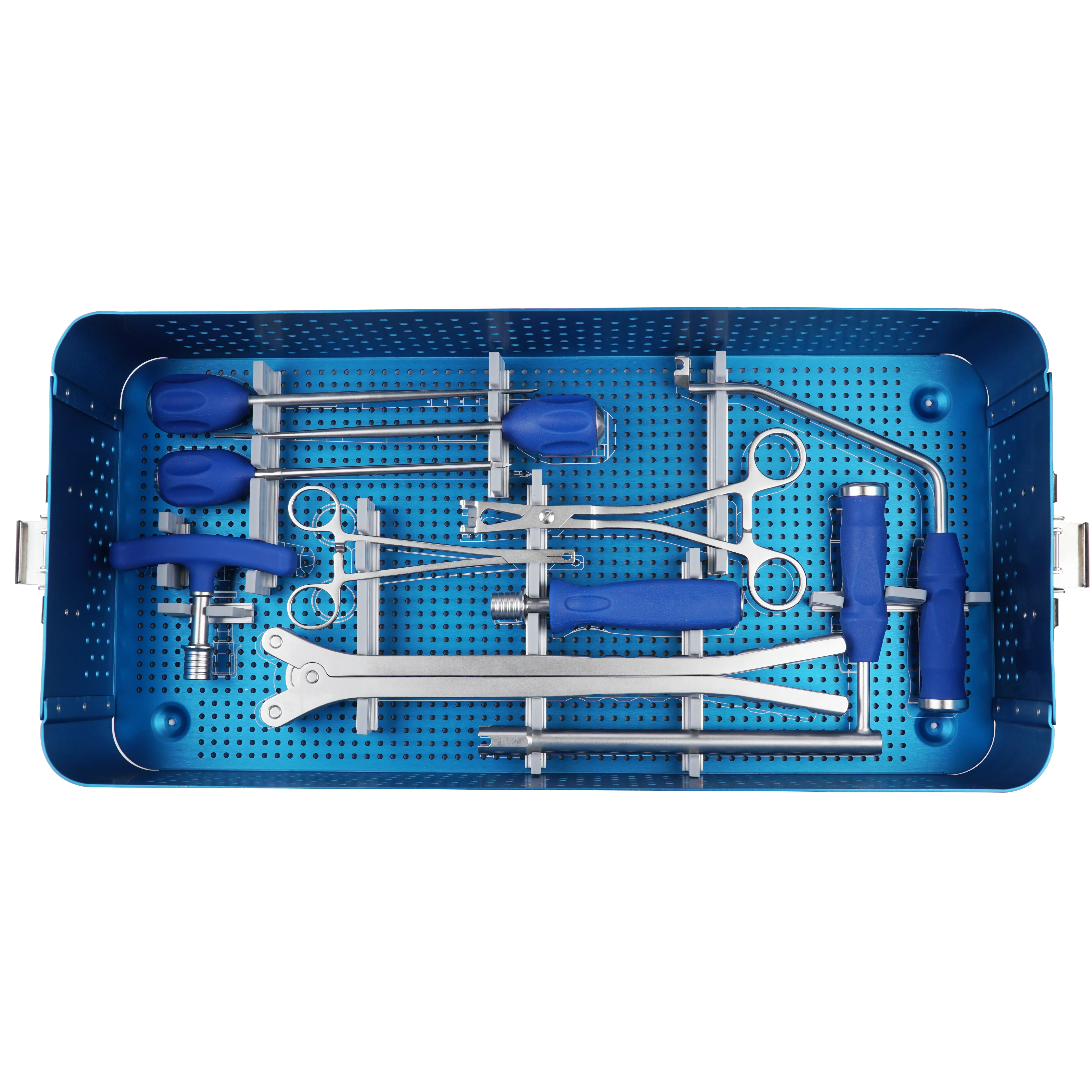 Orthopedic Surgical Instruments Stainless Steel Spinal Pedicle Screw Instrument Set for Spine Fixation Spinal Surgery