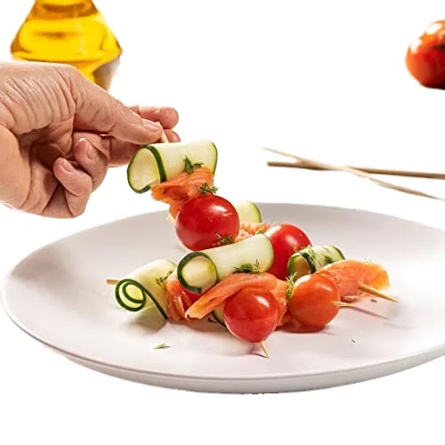 New Year Degradable Bamboo Shish Kabob / Kebab Skewer Wood Sticks for BBQs,Appetizers,Corn Dog&Grilling