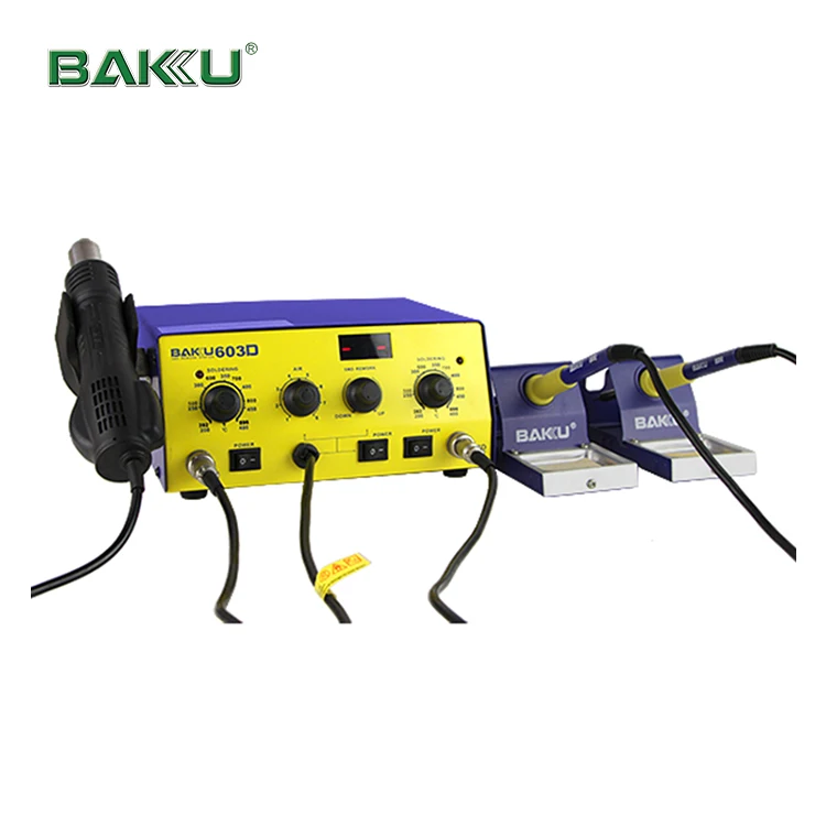 Новинка Большая скидка Баку горячая Распродажа BK-603D SMD горячего воздуха 3 в 1 светодиодный цифровой дисплей паяльная