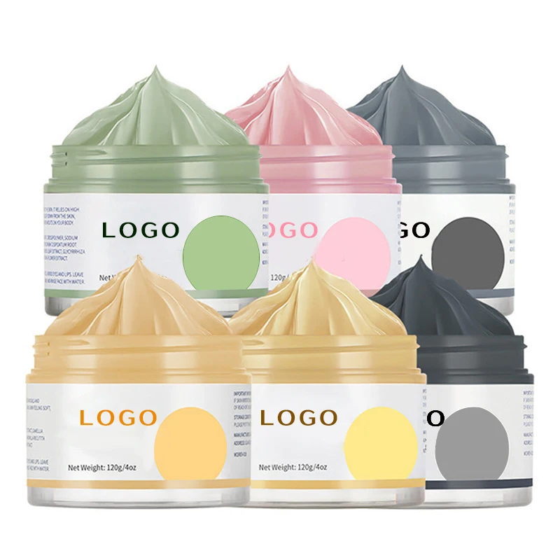 private label skincare natural peeling peel off clay facial face skin care volcanic magnetic black dead sea mud mask