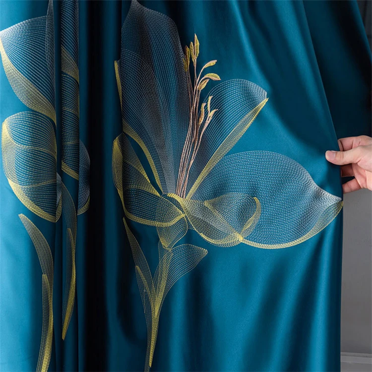 ZHONGHUA Kitchen Curtain Sets For The Living Room Blackout