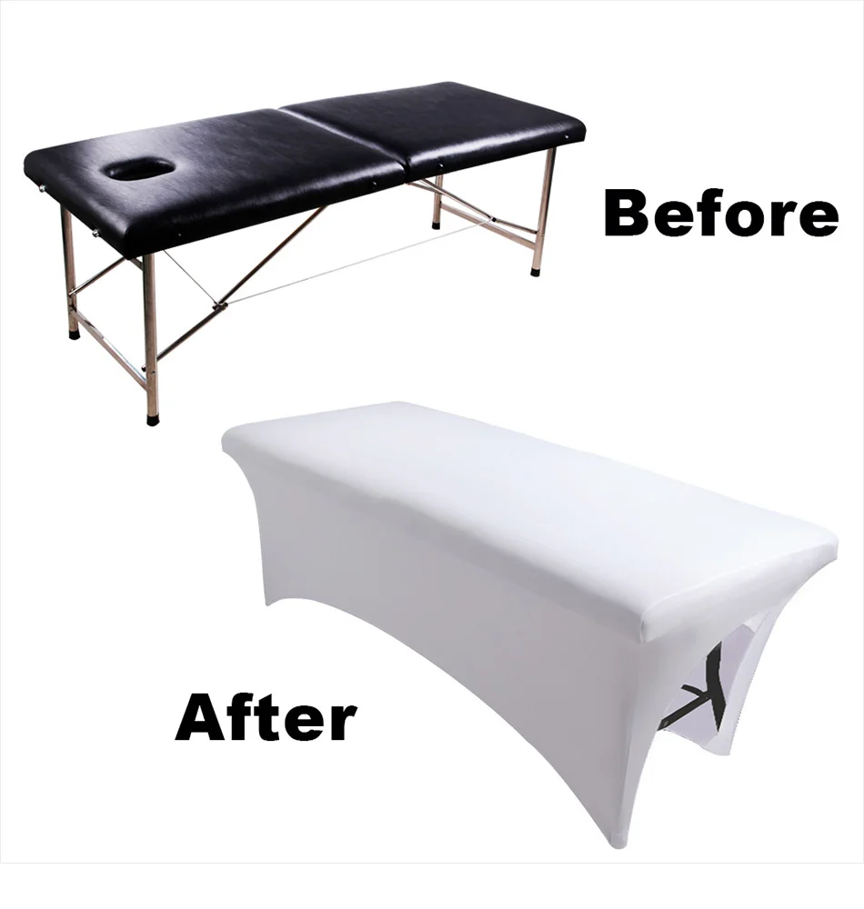 Spicylahes high quality colorful Machine washable spandex material Massage Tables Fitted Lash Bed Cover