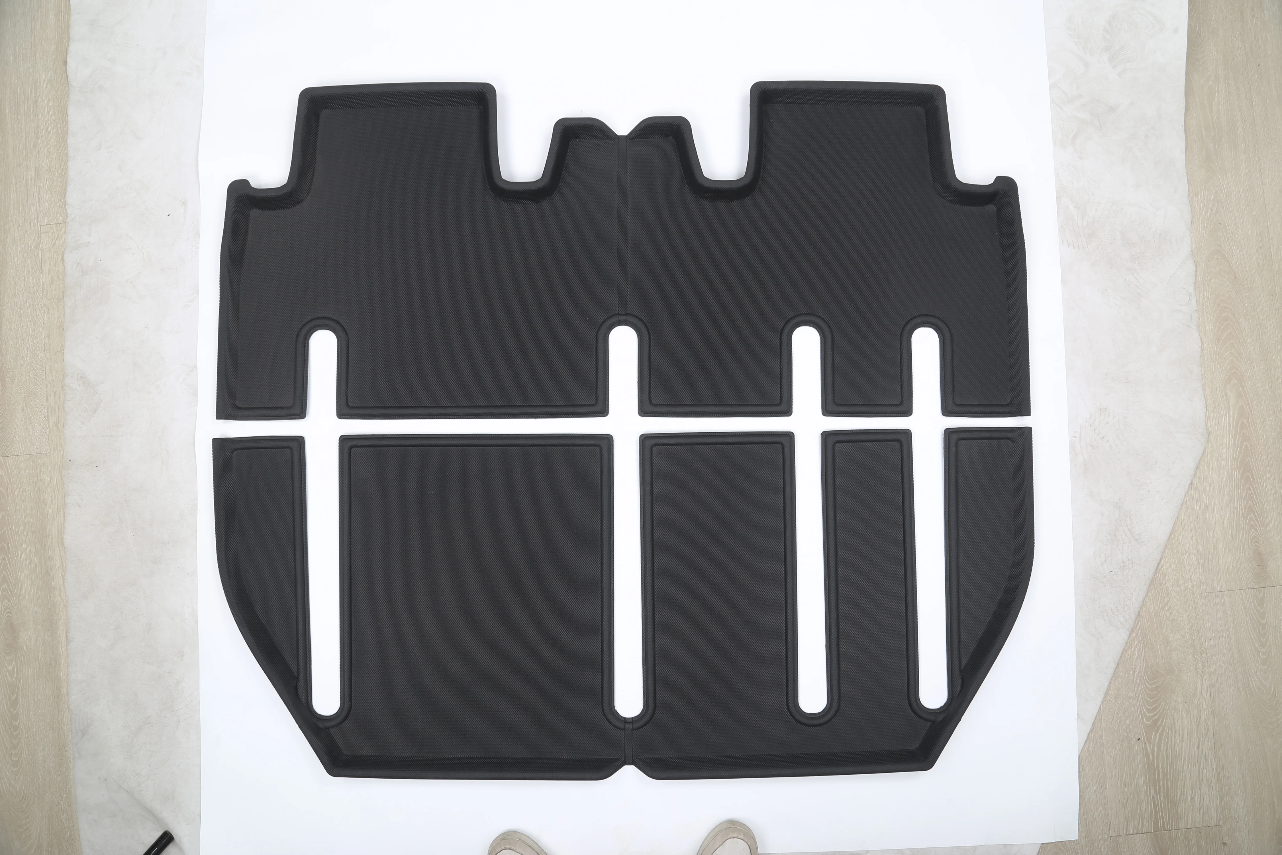 Universal Car All Set For 7 seats Floor Mats 2023 Tesla  Model X Waterproof Wearable