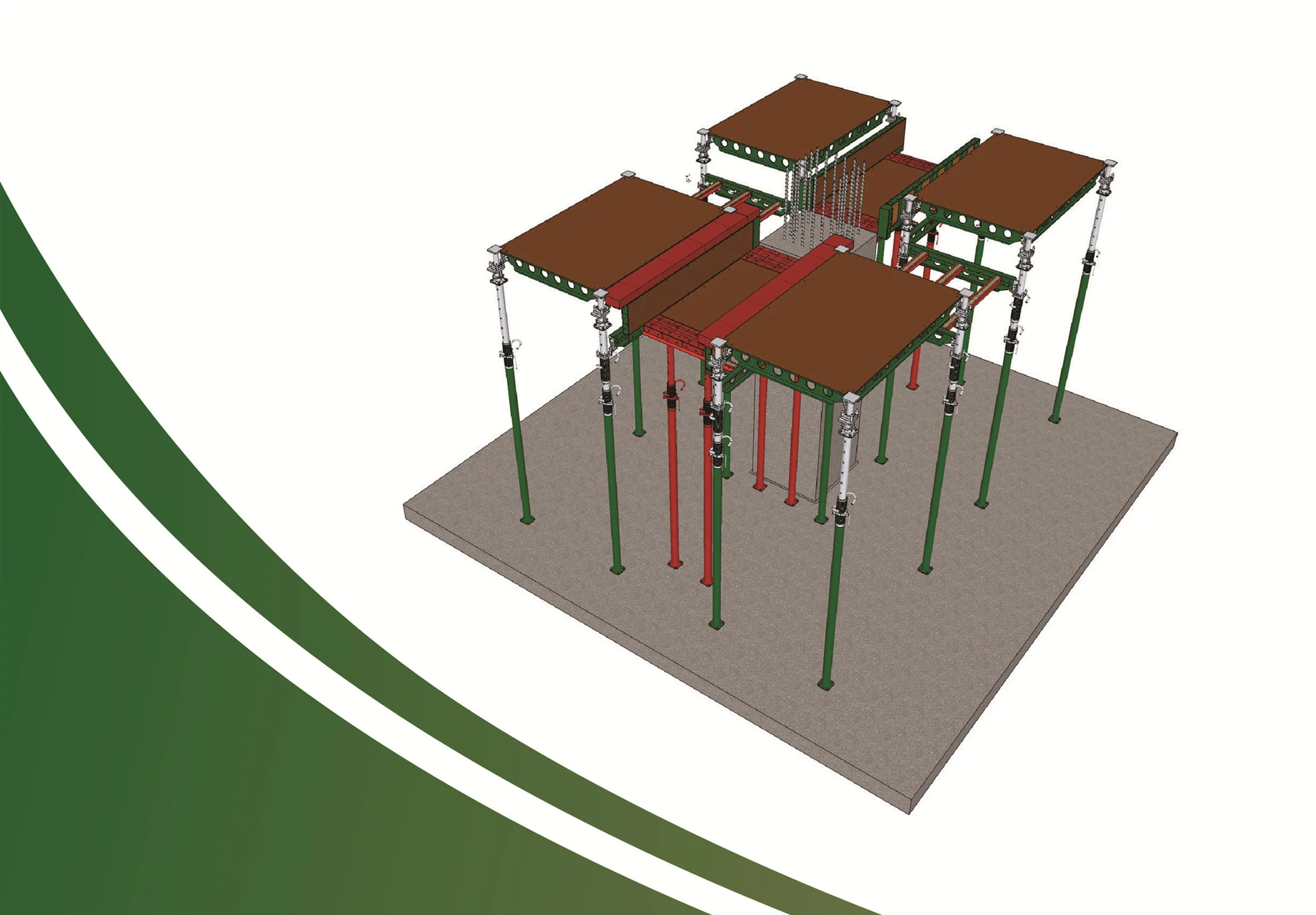 Green formwork Steel Slab Formwork Post Tension