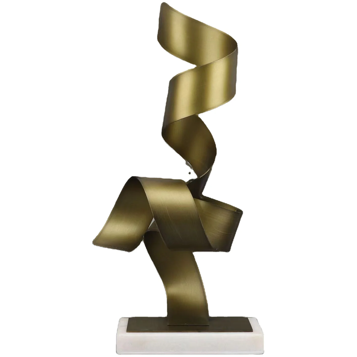 Metal crafts 3D model riding bike golden trophy promotional product