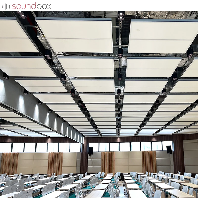 Soundbox classroom acoustic treatment sound -absorbing boarda acoustic ceiling panels