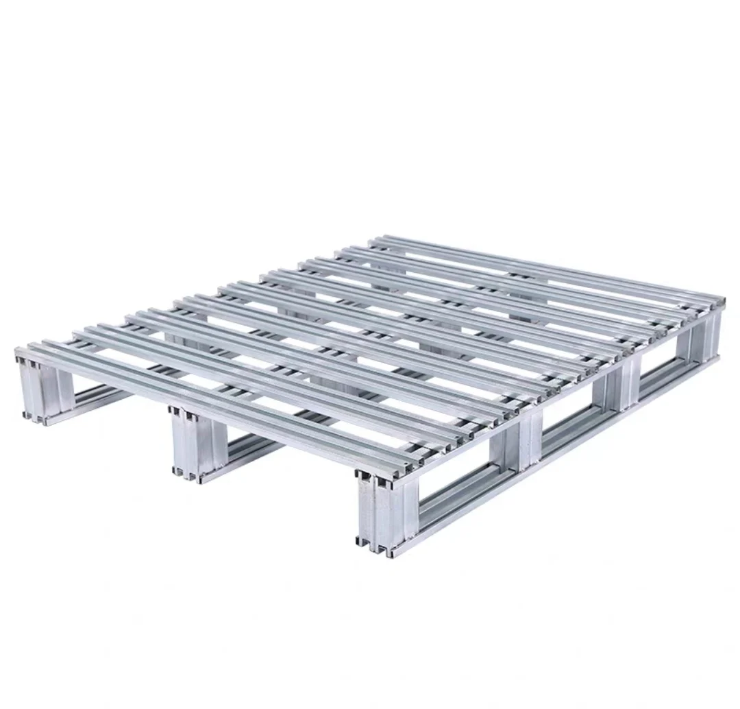 Customized Warehouse Forklift Heavy Duty Iron Steel Pallets For Sale Storage Use With Pallet Racking Systems Pallet Supplier