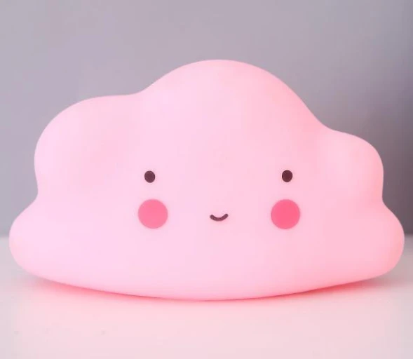 Cute cloud led night lights room decor soft cloud lights small birthday gifts for children