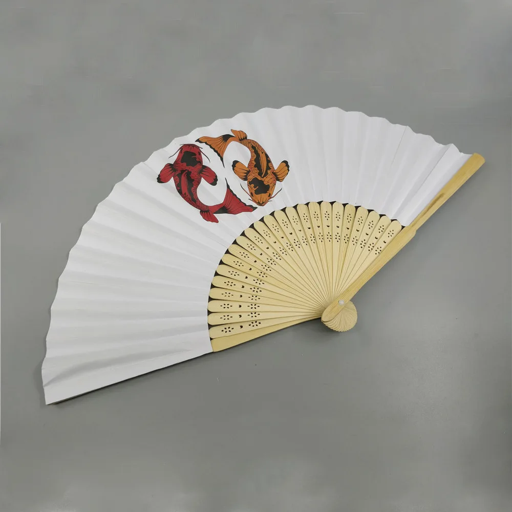 Custom Printing Wedding Fan Hand Bamboo African Bamboo Sticks For Hand Fans Personalized Manual Hand Fan For Wedding Gifts