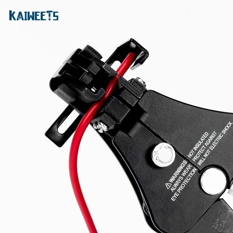 KAIWEETS Wire Stripper Duty Automatic Wire Stripper Tool for 10-17 AWG Solid Stranded Electrical Wire Cutting