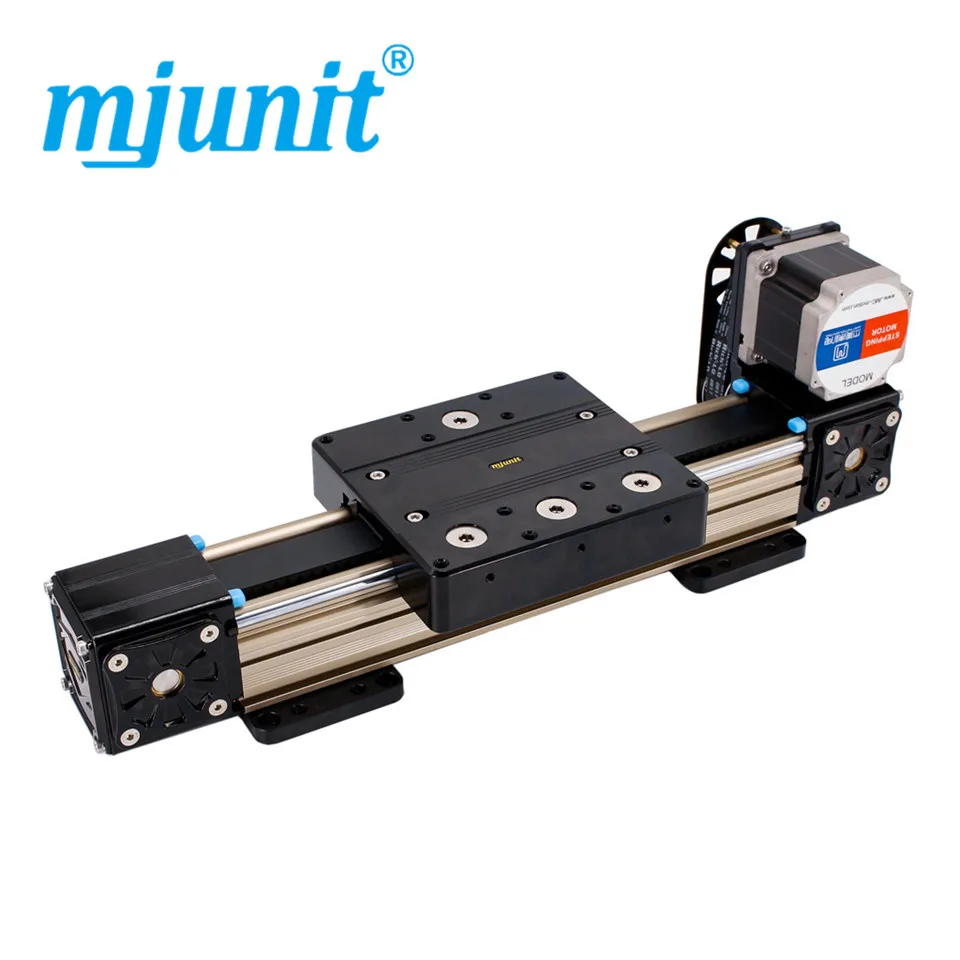mjunit MJ80 with 1700mm stroke length Timing Pulley Reducer industrial linear actuators linear motion