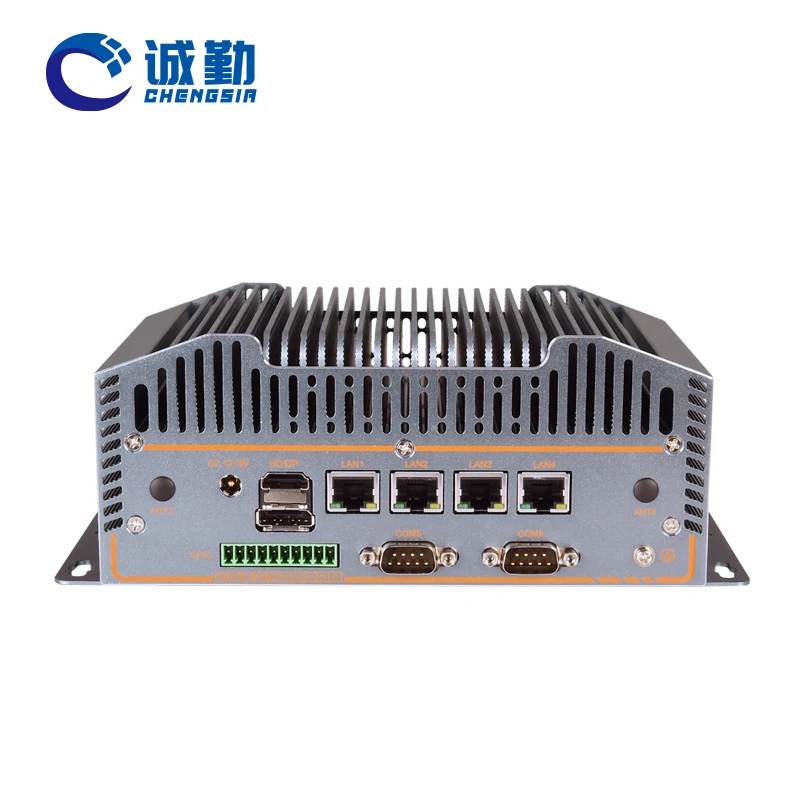 4 *2.5G LAN 6Com N100 Cloud Computing DDR5 X86 Embedded Computer Case Industrial Fanless Mini PC with 12th Gen N95 N200 N305 cpu