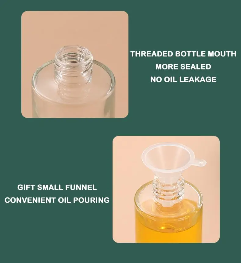 Распылитель стеклянного масла 100 мл для жарки с оливковым маслом контейнер оливкового бутылка нержавеющая сталь 304 масло распылитель