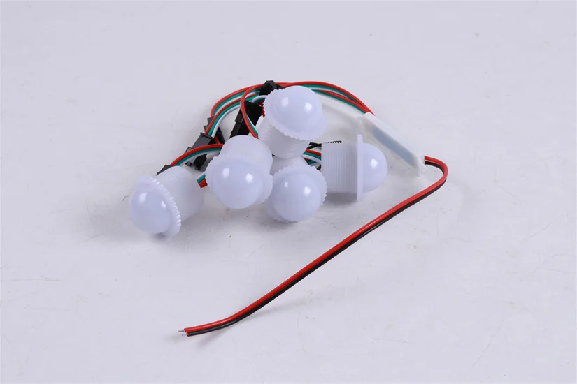 SMD5050 30mm RGB LED Point Light  Amusement LED Lamp for Amusement Park Rides With 160 Deg Viewing Angle