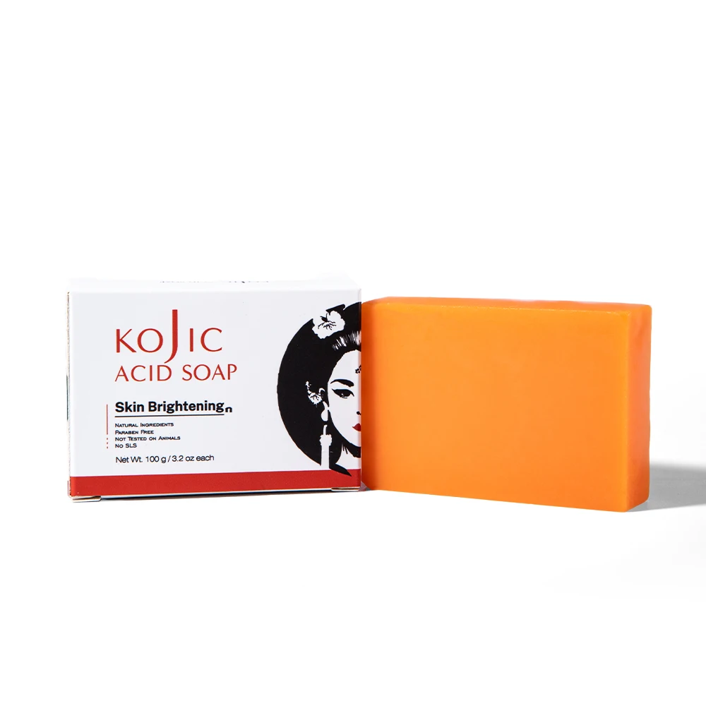 Custom Original Packing 100g Handmade Original Kojie Acid Skin Brightening Soap