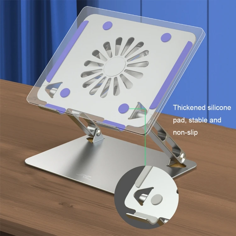 Best Quality Aluminum Alloy Laptop Stand Foldable Multifunctional Adjustable Laptop Folding Stand With Cooling fan