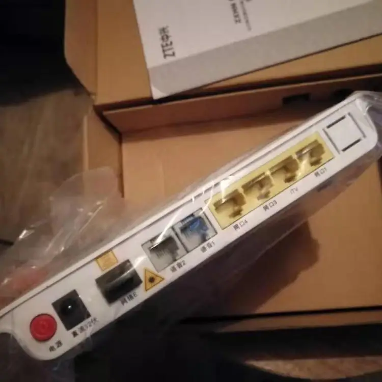  Прочный используемый ZTE F460 1GE 2 Кастрюли ITV WIFI EPON ONU ONT FTTH модем с английской