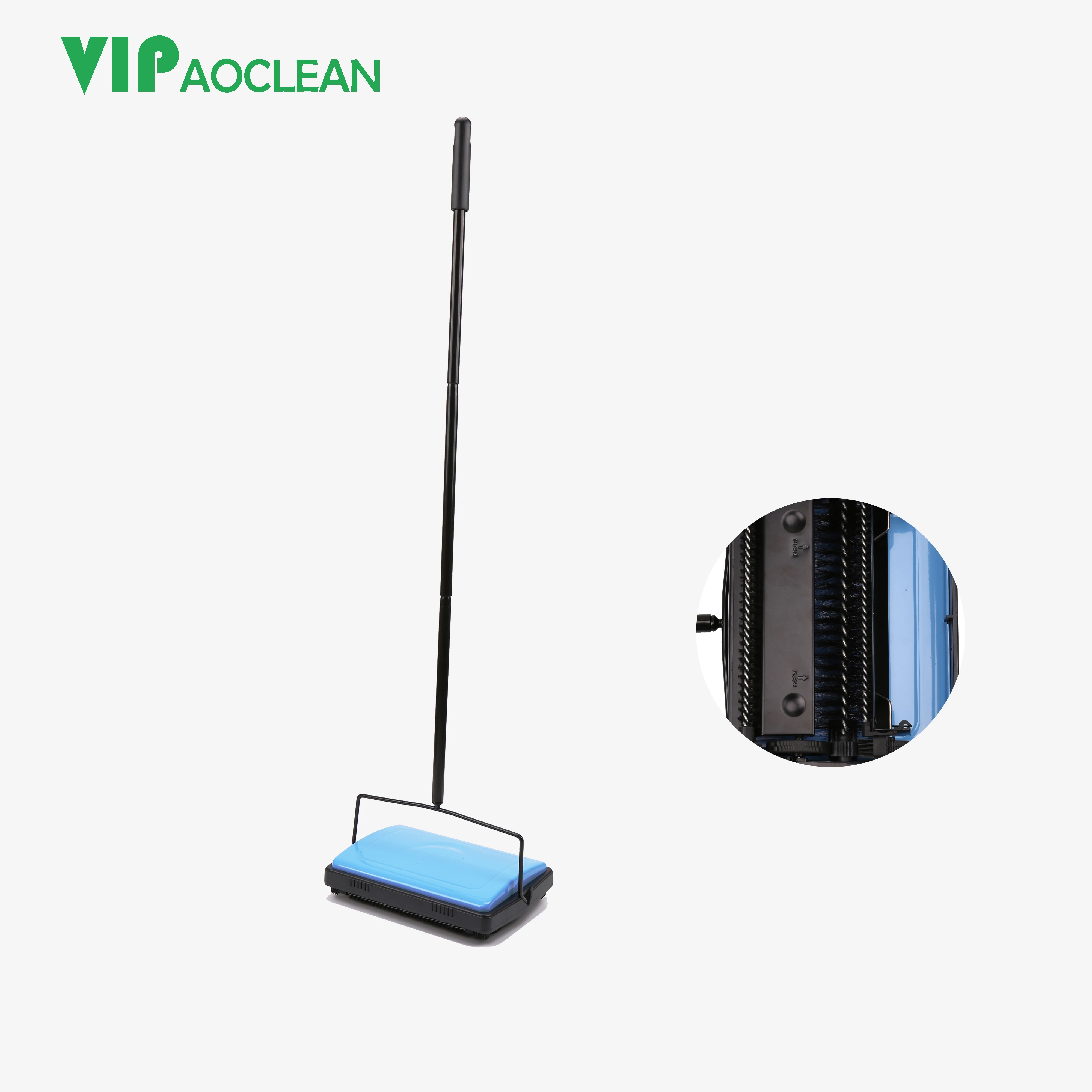 VIPaoclean Беспроводная уборочная машина с ручным нажимом умная Швабра для пола механическая вращающаяся щетка