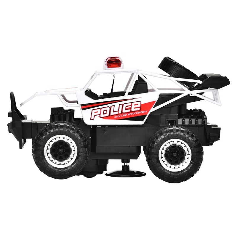 Electric Police Car Stunt Rotating Car Universal Walking With Music And Colorful Lights Battery Operated Toy Car For Kids