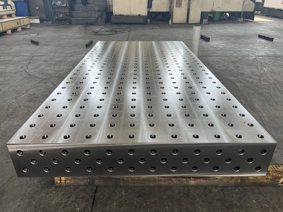 Cast Iron Welding Table, Inspection and Measurement Flat Platform, Welding Assembly Clamp To