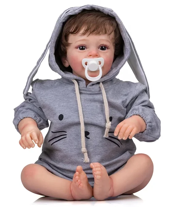 Lifelike Hand-rooted Hair Reborn Finished Doll Painted as in Picture Baby Yannik With Lifelike Hand Painted Art Doll