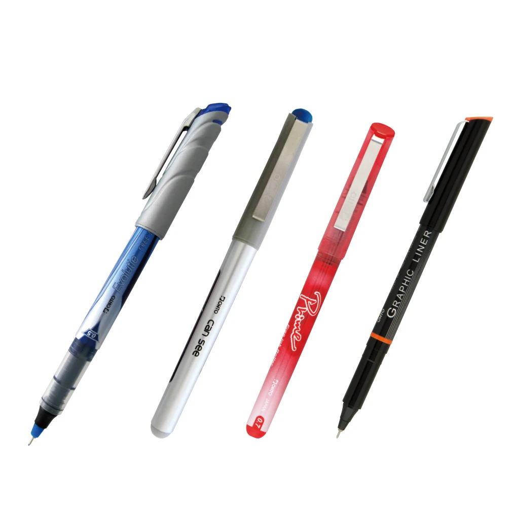 Japan proof quickly drying wine red reliability stationery roll pen