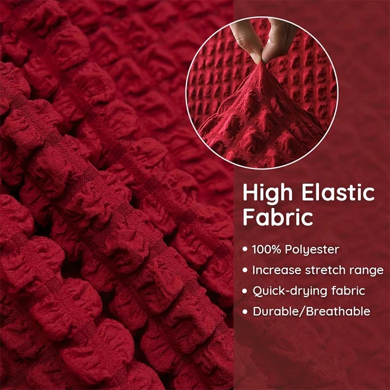 Luxury Jacquard Sofa Cover With Skirt Sectional Couch Sofa Covers Fabric Stretch Elastic Spandex Sofa Cover