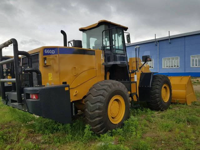 656D 5-тонный колесный погрузчик 4x4 приводная строительная техника рулевой цилиндр ковш и подшипник для продажи