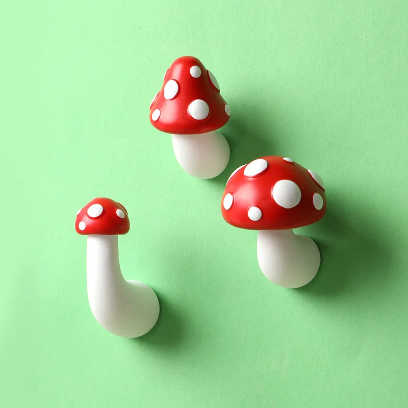 Cheap Price Manufacture Supplier Wholesale Adorable Mushroom Series Magnet For Fridge Door Decoration