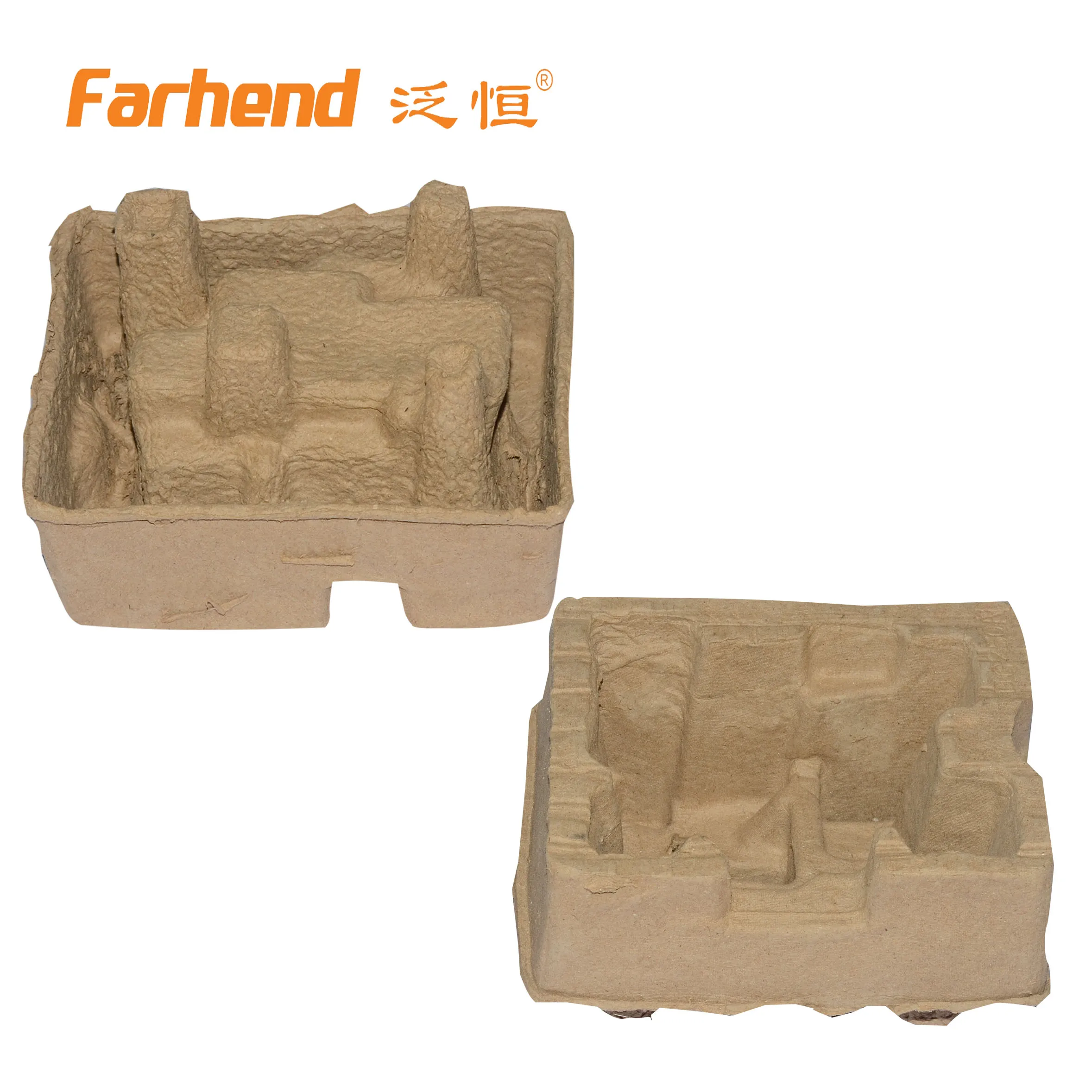 Wholesale  high quality recycled molded pulp packaging  toner cartridge for hp CE250 CE252 CE253 740 250 505 egg shell