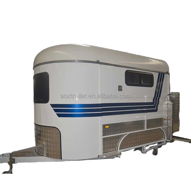 2024 New Customization Horse Trailer Truck for Loading 2 horse with kitchen