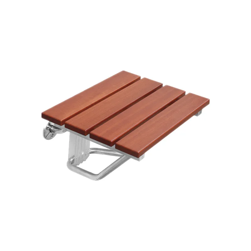 Latest best wall mounted fold up wood teak shower seat