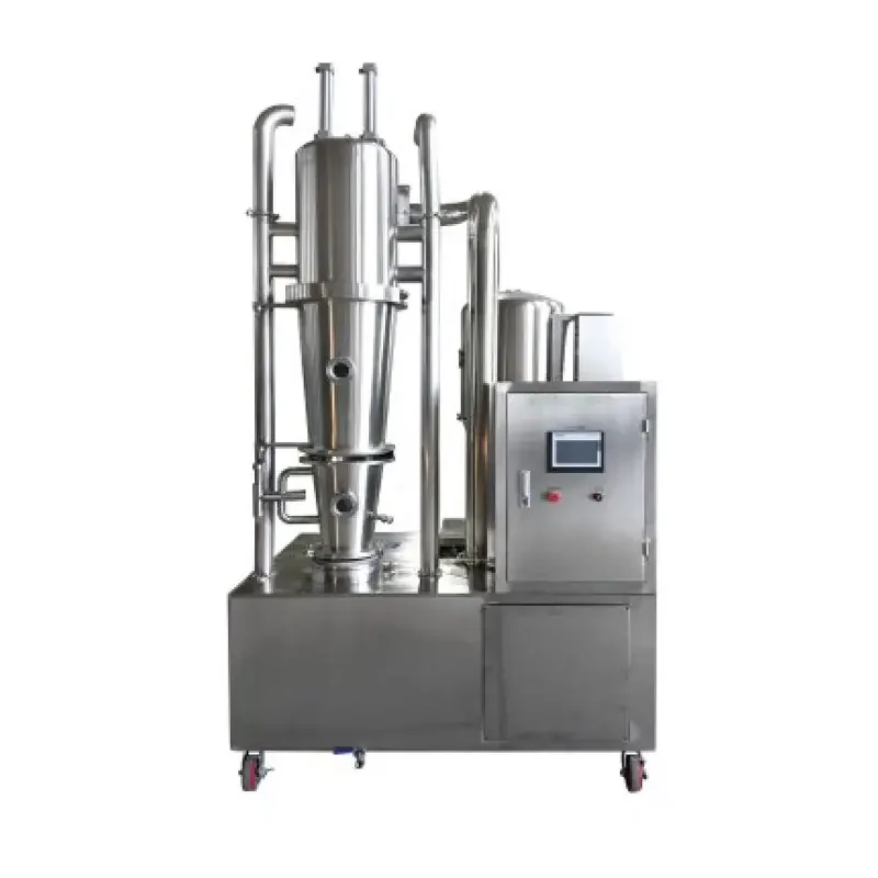 Food Chemica  Powder Granules Fluid Fluidized Bed Granulator Drying Machine