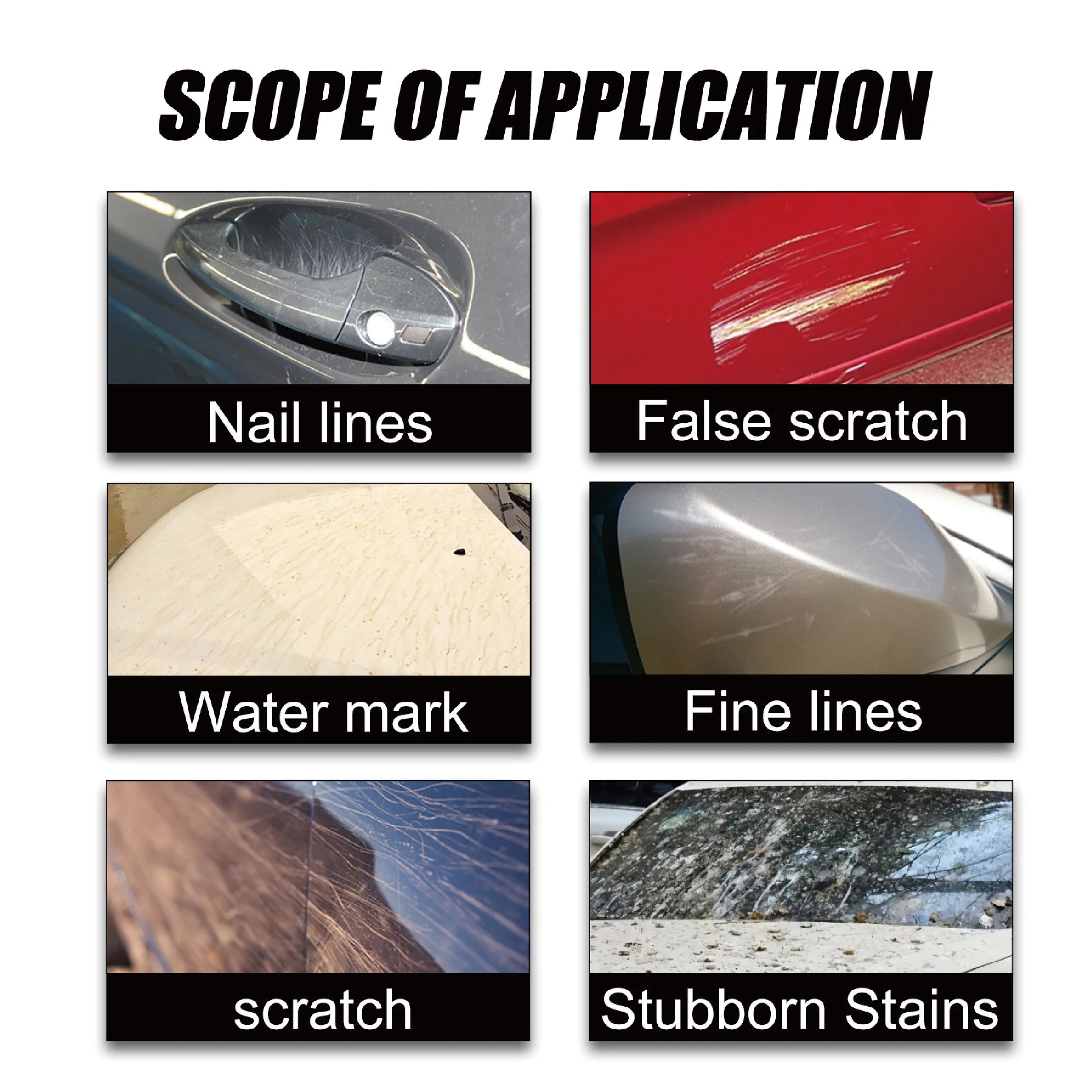 6pcs Car Scratches Repair Nano Sparkle Cloth Scratches Car Paint Residues Cleaning Cloth Towel Anti-scratch For Car