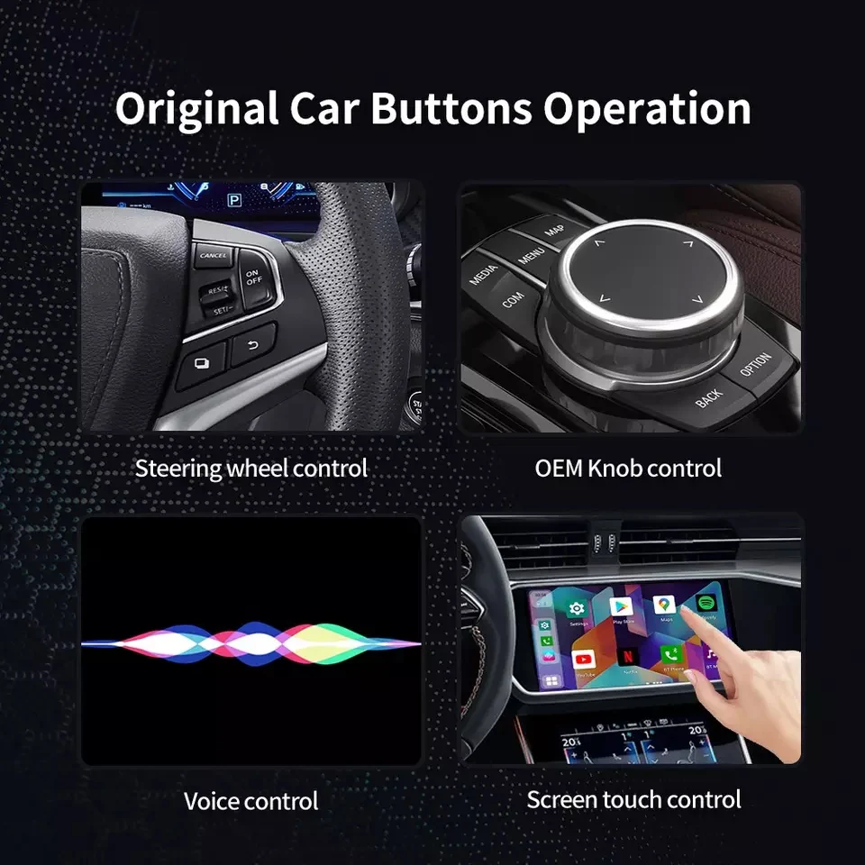 Универсальный Apple Ipad CarPlay Ai Box Android 12 8G + 128G/4G 16G беспроводной Car Play Авто Мини