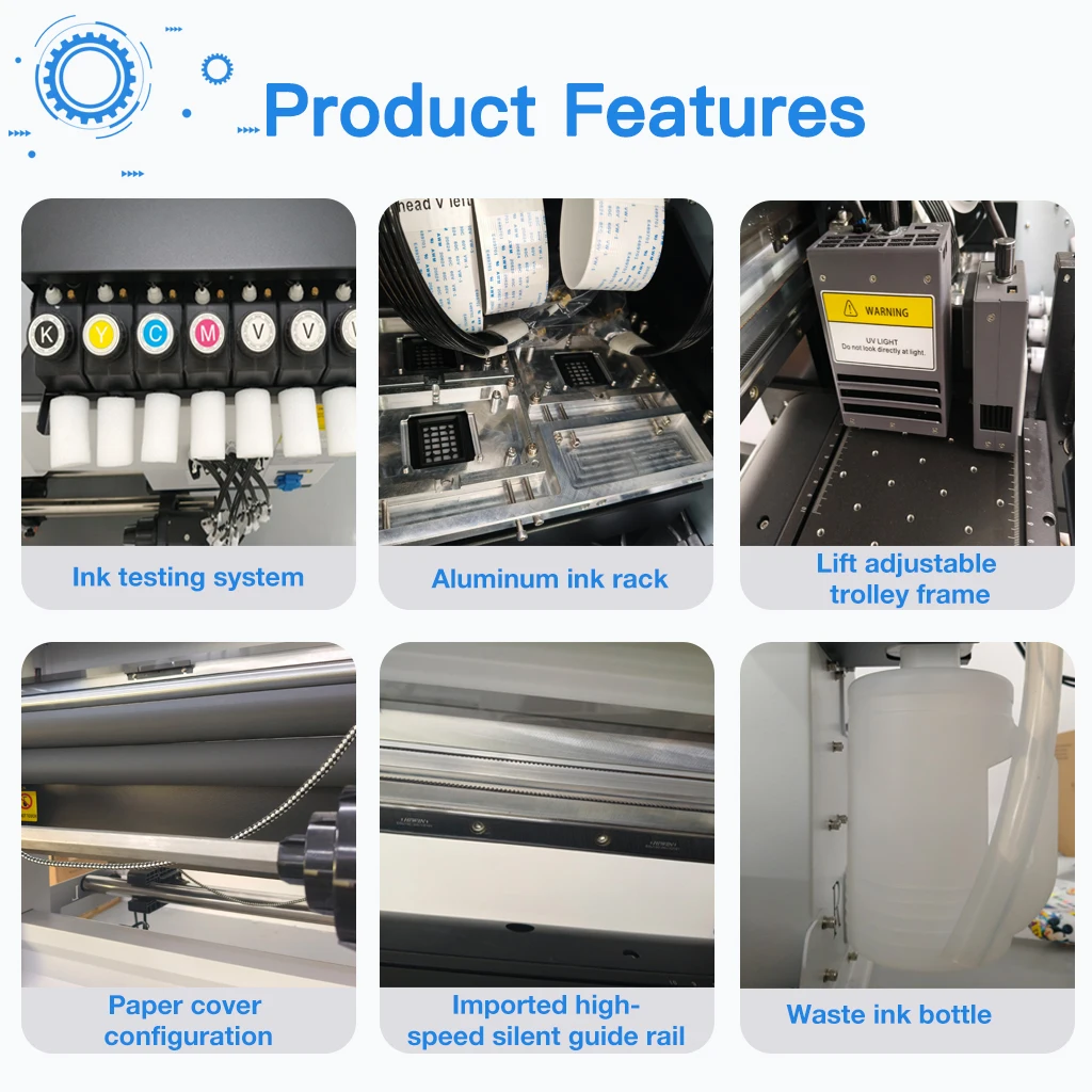 Cowint Factory Price Automatic A3 Size Printer Uv DTF for Mug Mini Uv Printer UV Printing Machine 30cm