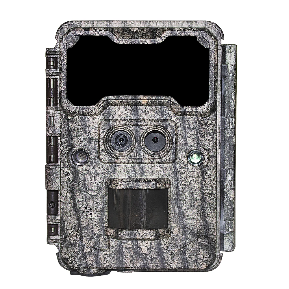 Hunting camera KW696 dual lens 0.4s trigger speed 1080P/30MP waterproof IP67 IR flash range to 82 feets scouting camera