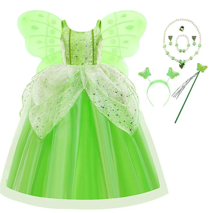 Fairy Tale Elf Cosplay Costume Halloween Party Birthday Performance Princess Dress