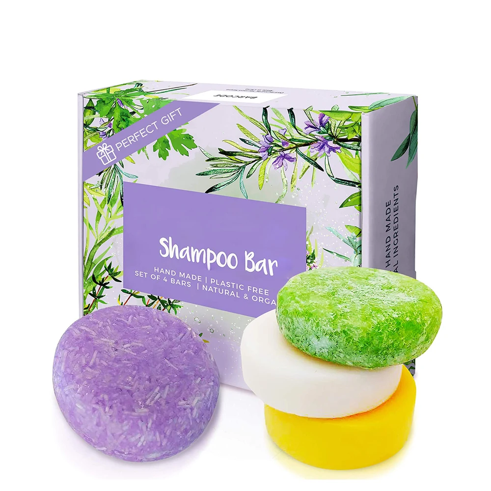 
Custom Private Label Sulfate Free Organic Vegan Natural Handmade Solid Hair Shampoo Bar for Healthy Hair Growth Treated Dry Dama 