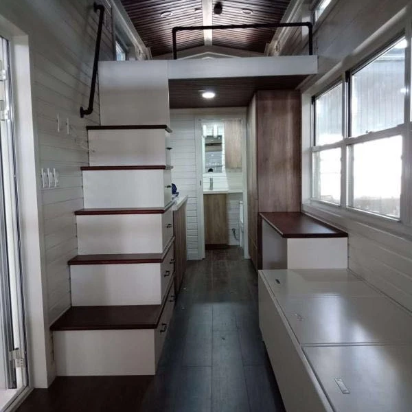 
tiny house home on wheels with trailer 