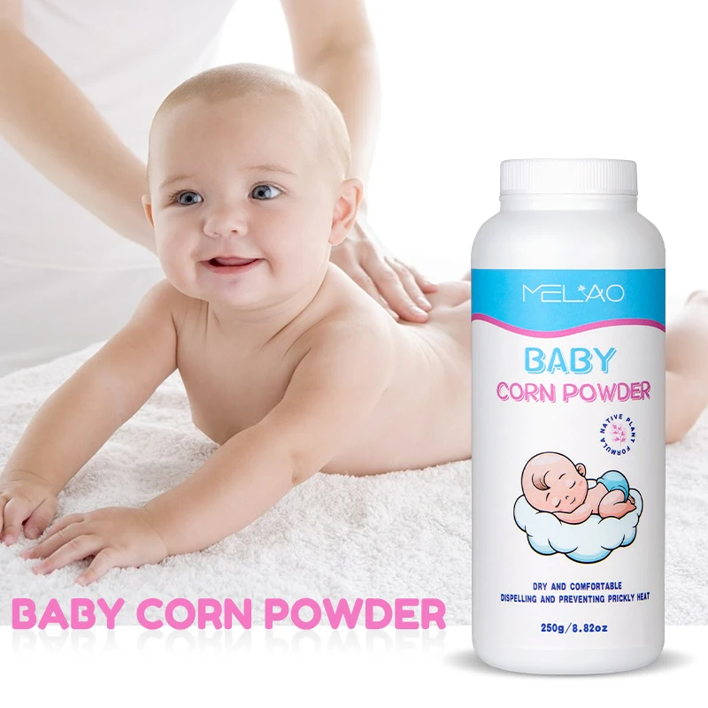 Wholesale 100% Natural Baby Powder Organic MELAO customised Baby Corn Powder Organic Chamomile Flowers